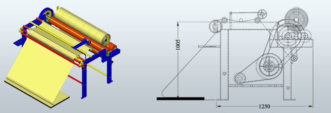 fabrication inspaction rolling M/c